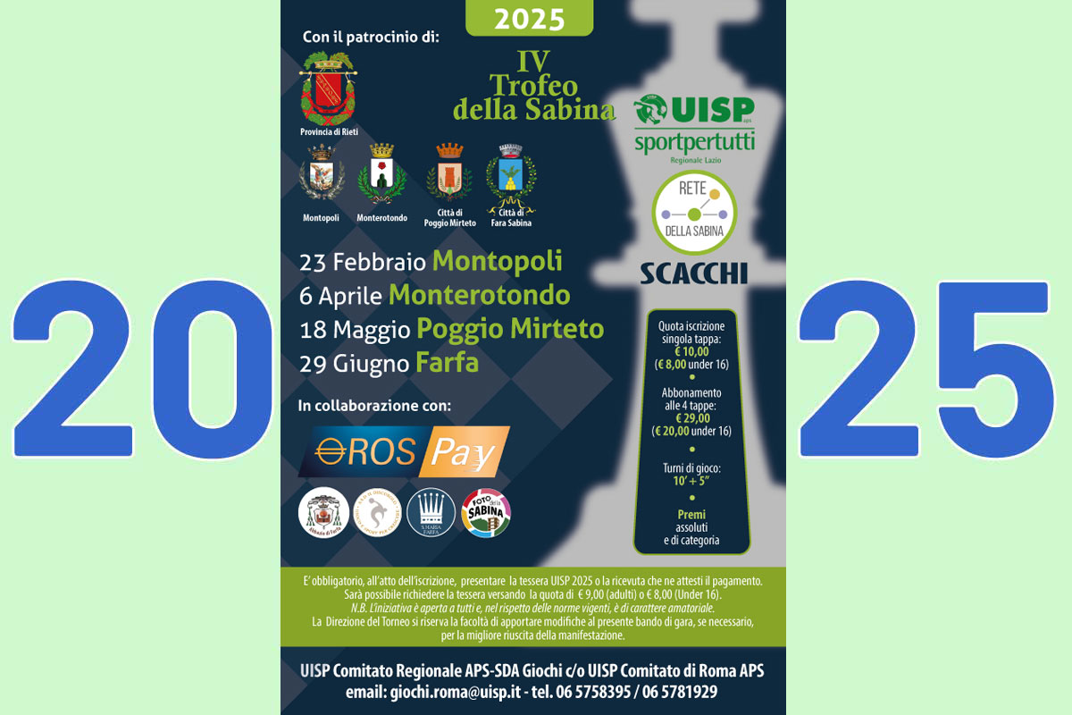 4° Trofeo della Sabina di Scacchi