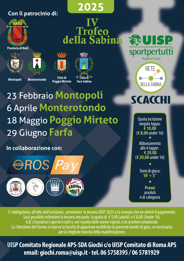 IV Trofeo della Sabina di Scacchi