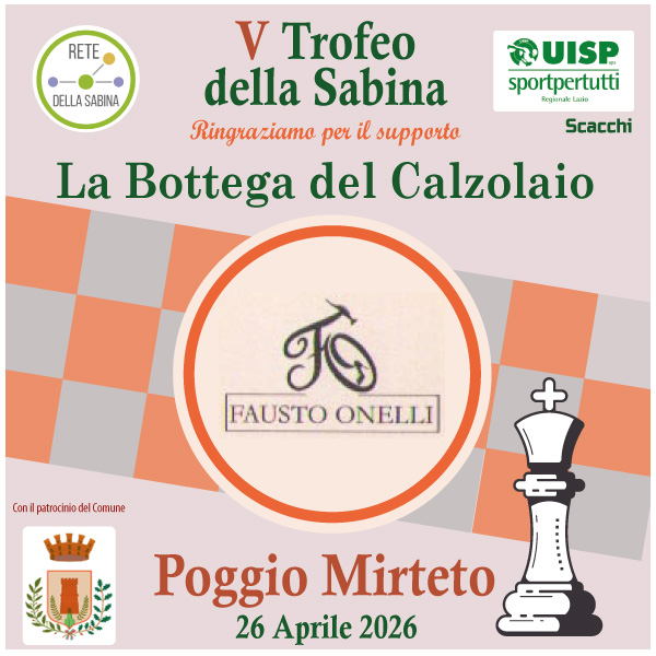 Fausto Onelli La Bottega del Calzolaio a Poggio Mirteto